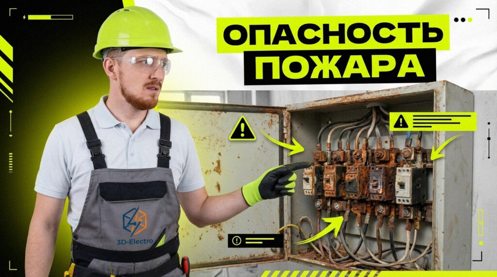    Подготовка электрики на даче к летнему сезону 3DElectro