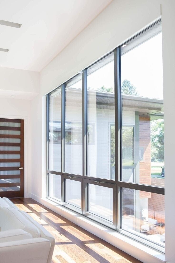 алюминиевые окна (фото источник https://ru.pinterest.com/pin/9710955443182285/)