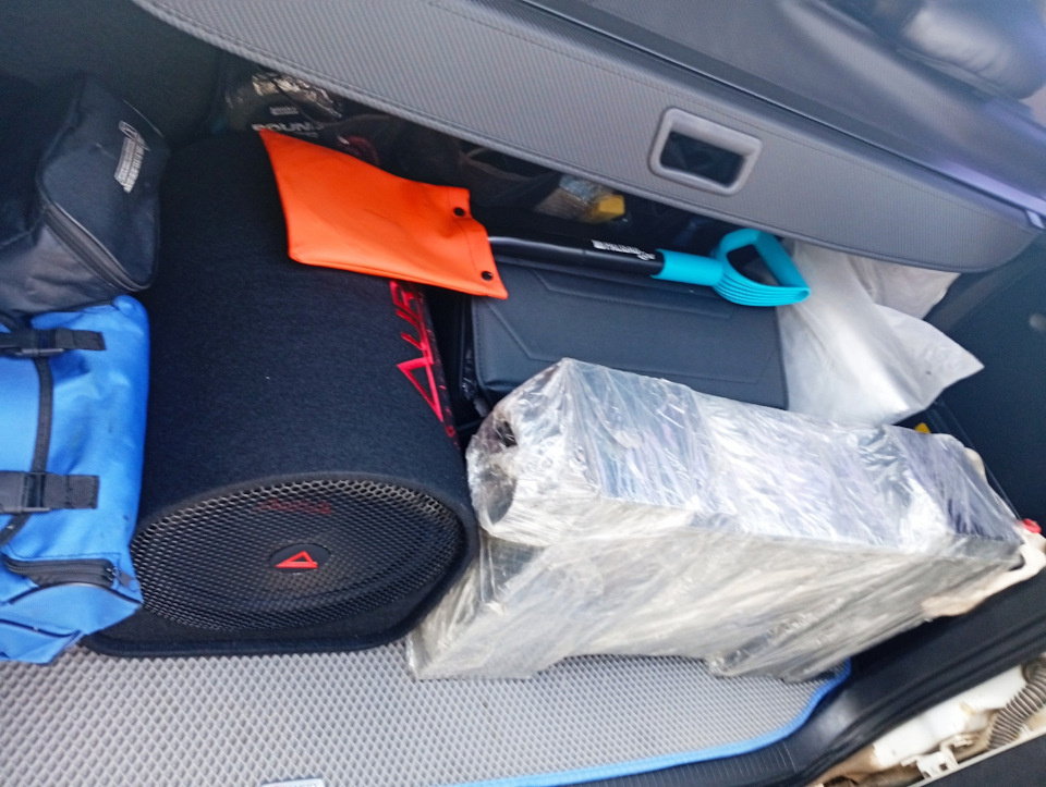 Печь-малютка без проблем поместилась в багажнике Тигго