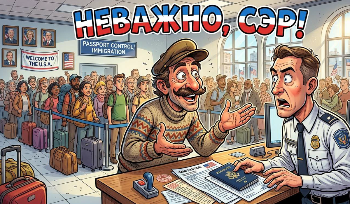 😂 Темель в США: смешная история на паспортном контроле