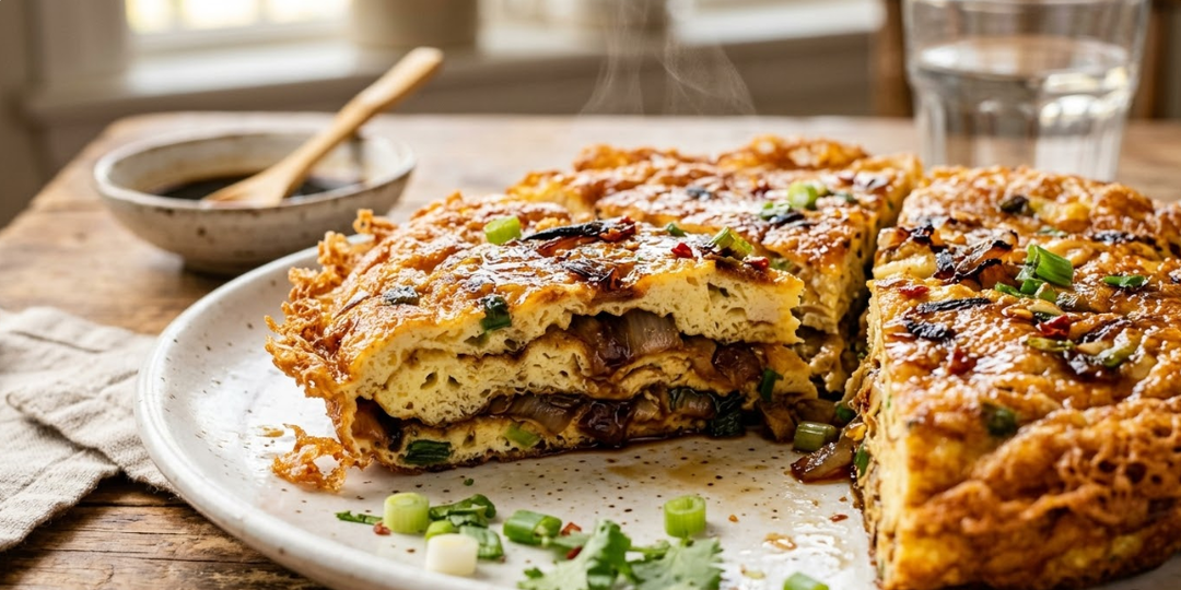 Необычный омлет Ван Пу: 3 продукта, 20 минут! ✨🍳