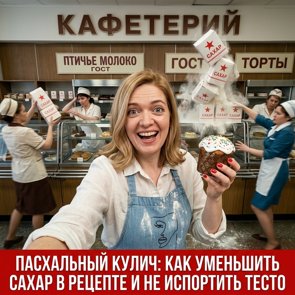    Секреты приготовления вкусного пасхального кулича с минимальным количеством сахара. admin