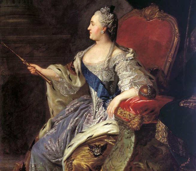 Императрица Екатерина Вторая. Ф Рокотов