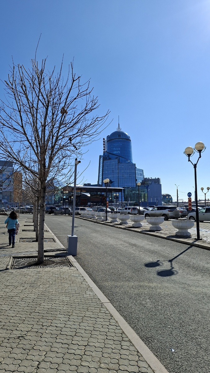 Комсомольская пл., здание самарского вокзала. Фото автора.