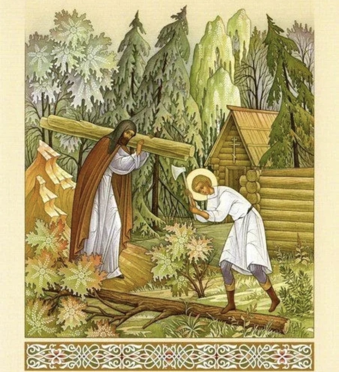 Слева Стефан, справа Варфоломей