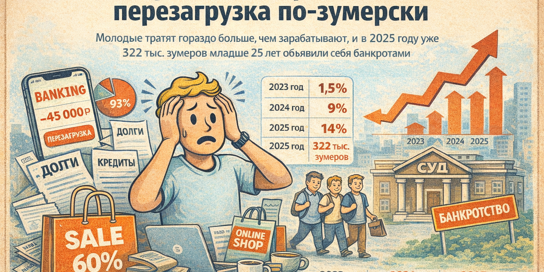 Банкротство — финансовая перезагрузка по-зумерски