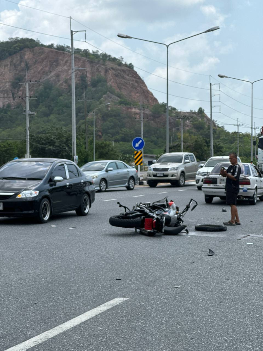 Все, что осталось от мотика. 