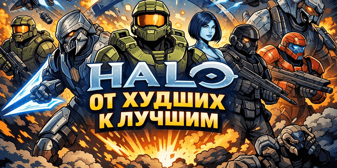 Все игры Halo от худших к лучшим
