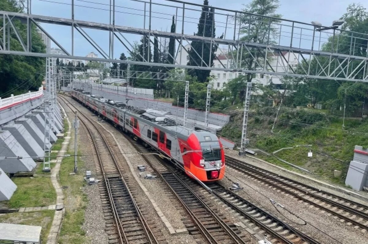    С 29 марта в Сочи запустят дополнительные электрички