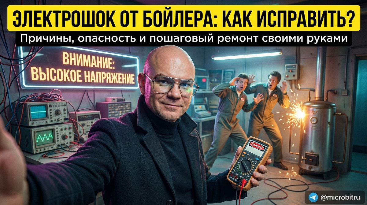    Убедитесь, что ваш бойлер безопасен и не бьет током. as7