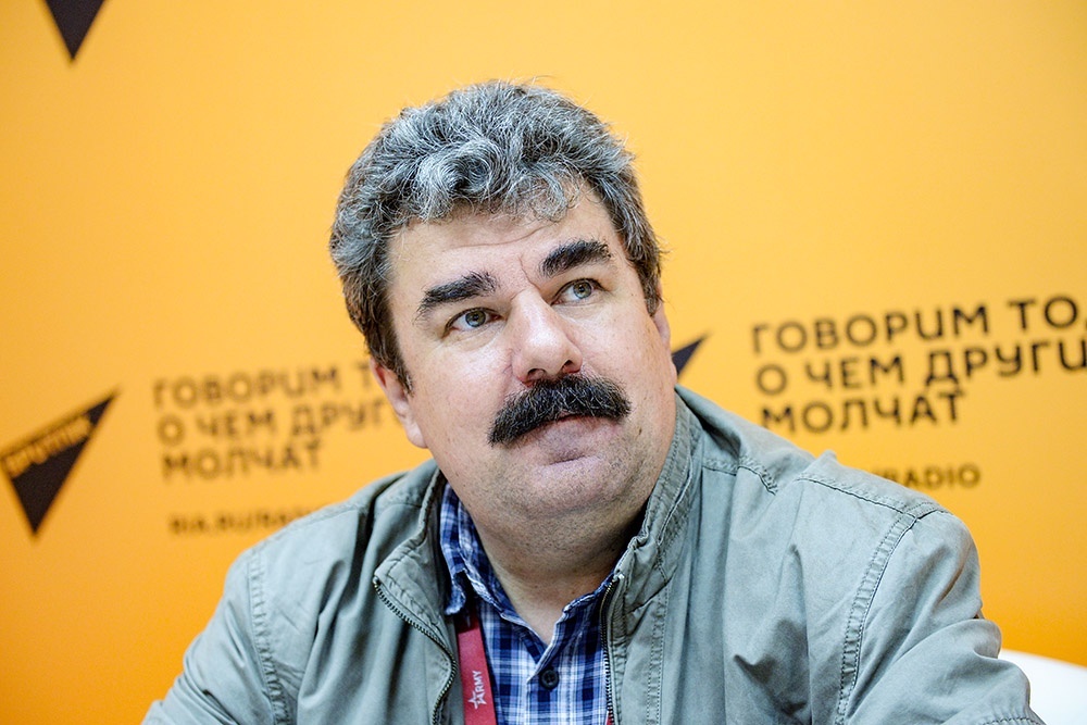    Алексей Леонков, военный эксперт. / Сергей Мамонтов/РИА Новости