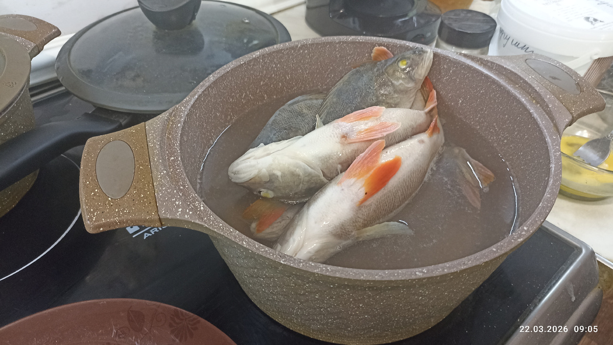 Отварить рыбу