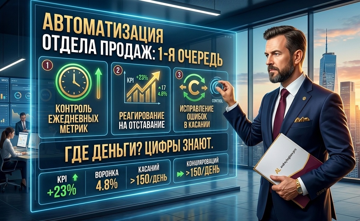 Андрей Логинов — эксперт с 17-летним опытом построения системных отделов продаж, консалтинга и аудита бизнес-процессов. Основатель andreyloginov.pro.