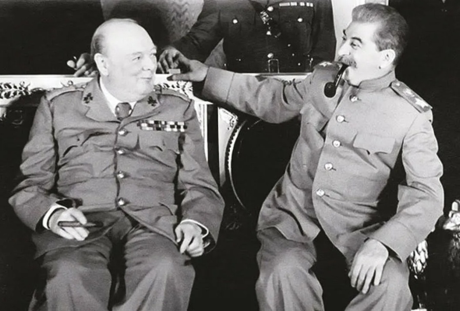 Черчилль и Сталин