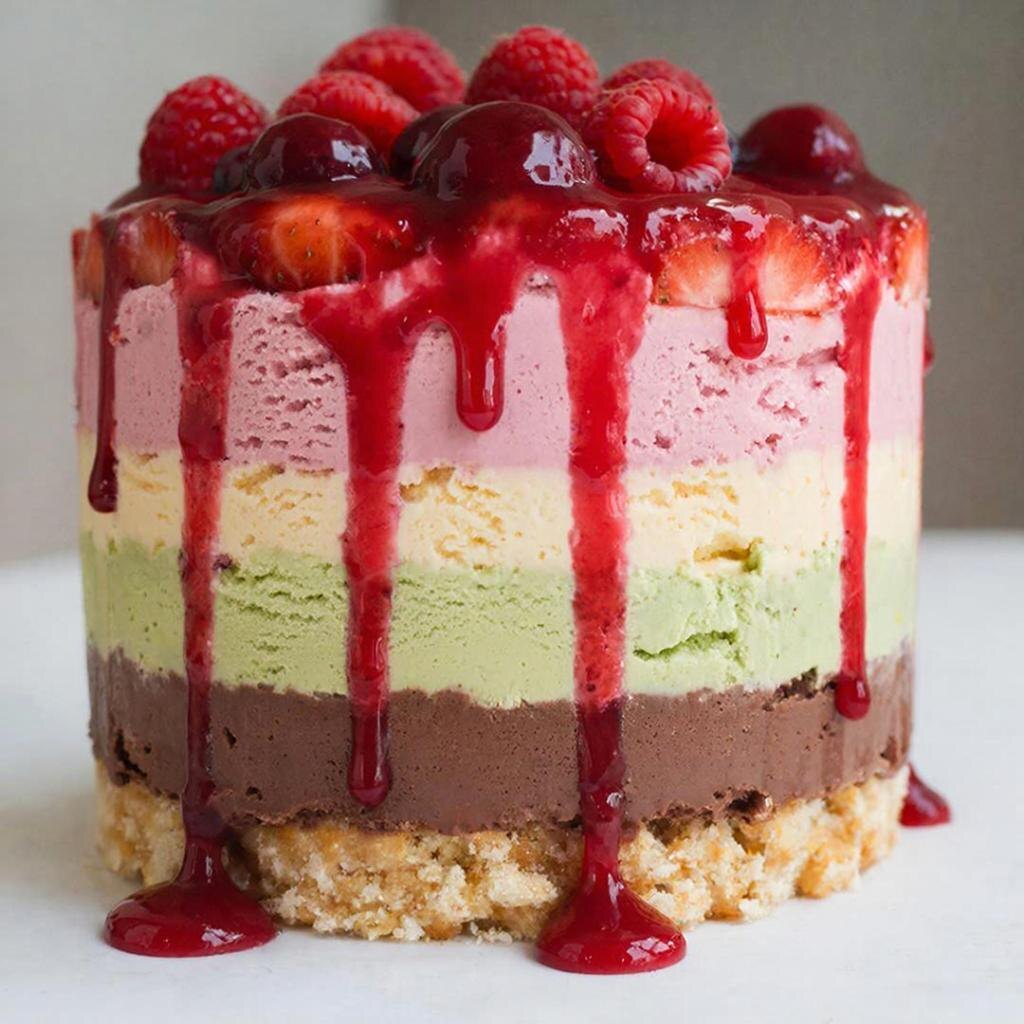 #Кассата #ИтальянскаяКухня #Десерт #Мороженое #Рецепт #ЛетнийДесерт #Сладкое #ДомашняяВыпечка #ВариацииРецептов #КулинарныеСоветы