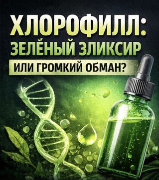 🧪Хлорофилл: зеленый эликсир, который завоевал мир - польза, мифы и скрытые факты🧪