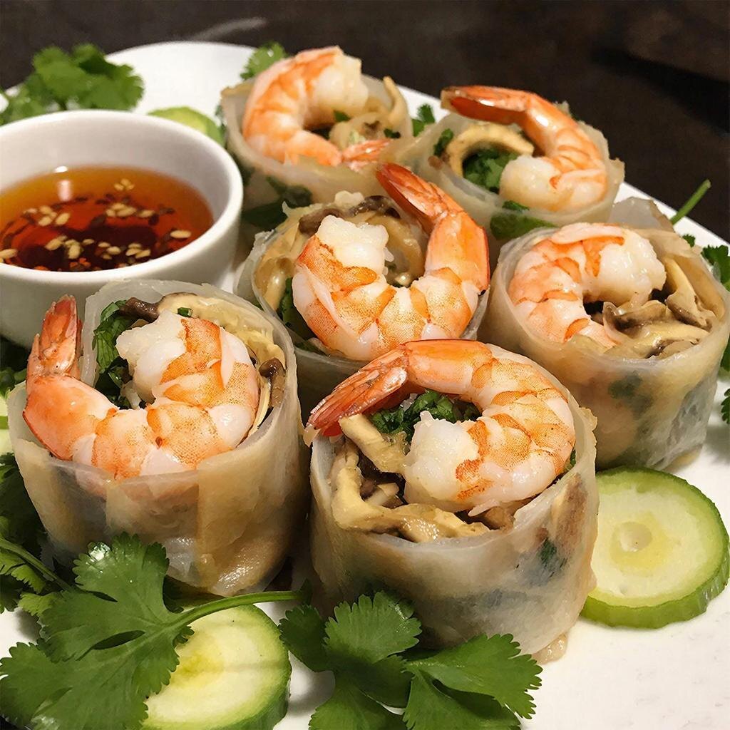 #СпрингРоллы #АзиатскаяКухня #Креветки #ДревесныеГрибы #Рецепт #Фритюр #ДомашняяКухня #БыстрыйУжин #КулинарныеСоветы #ВариацииБлюд
