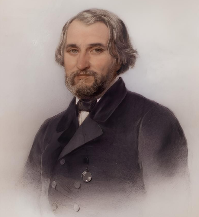 Портрет Ивана Сергеевича Тургенева. 1857 год. Художник Аркадий Павлович Никитин 
