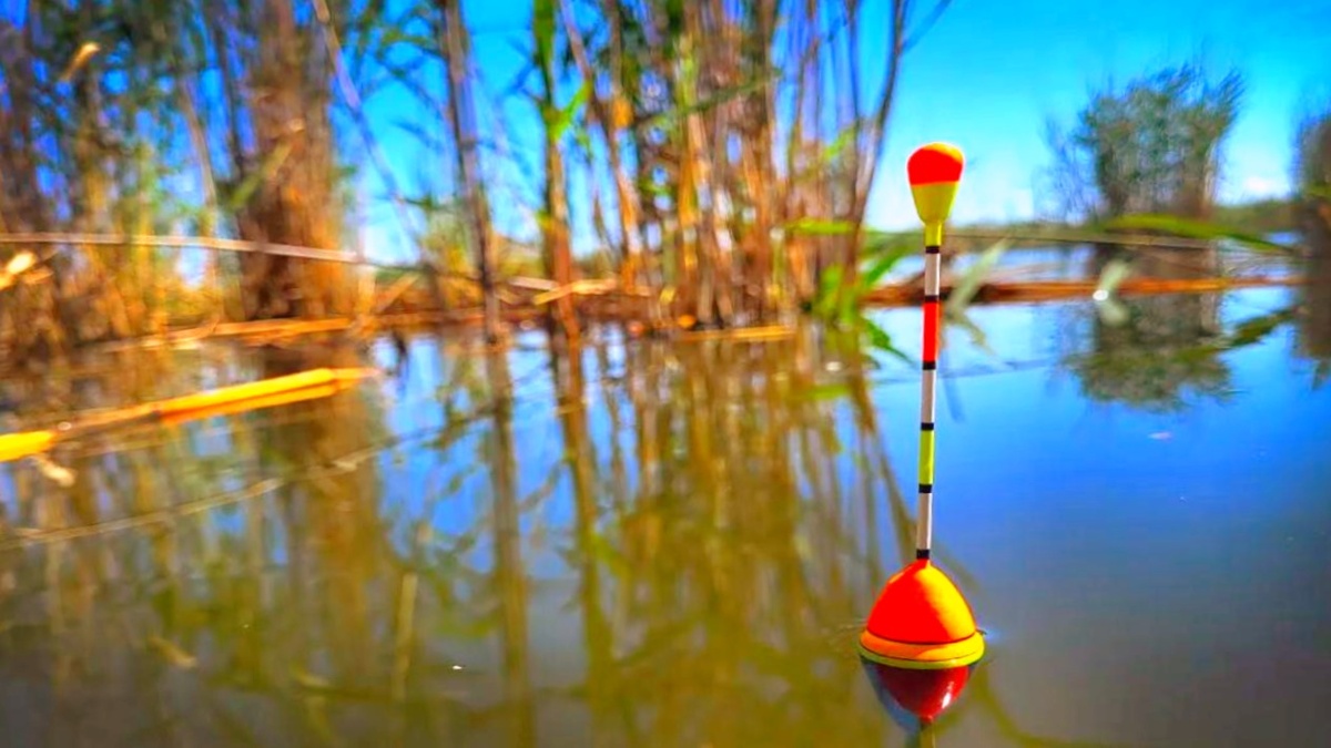 Неправильно огруженный поплавок