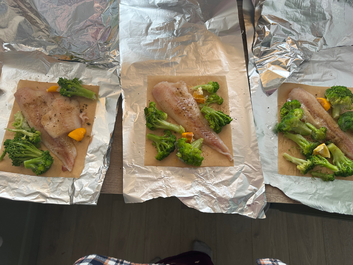 Заготавливала сразу на несколько дней