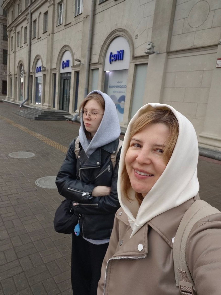 первый день в Минске, утро