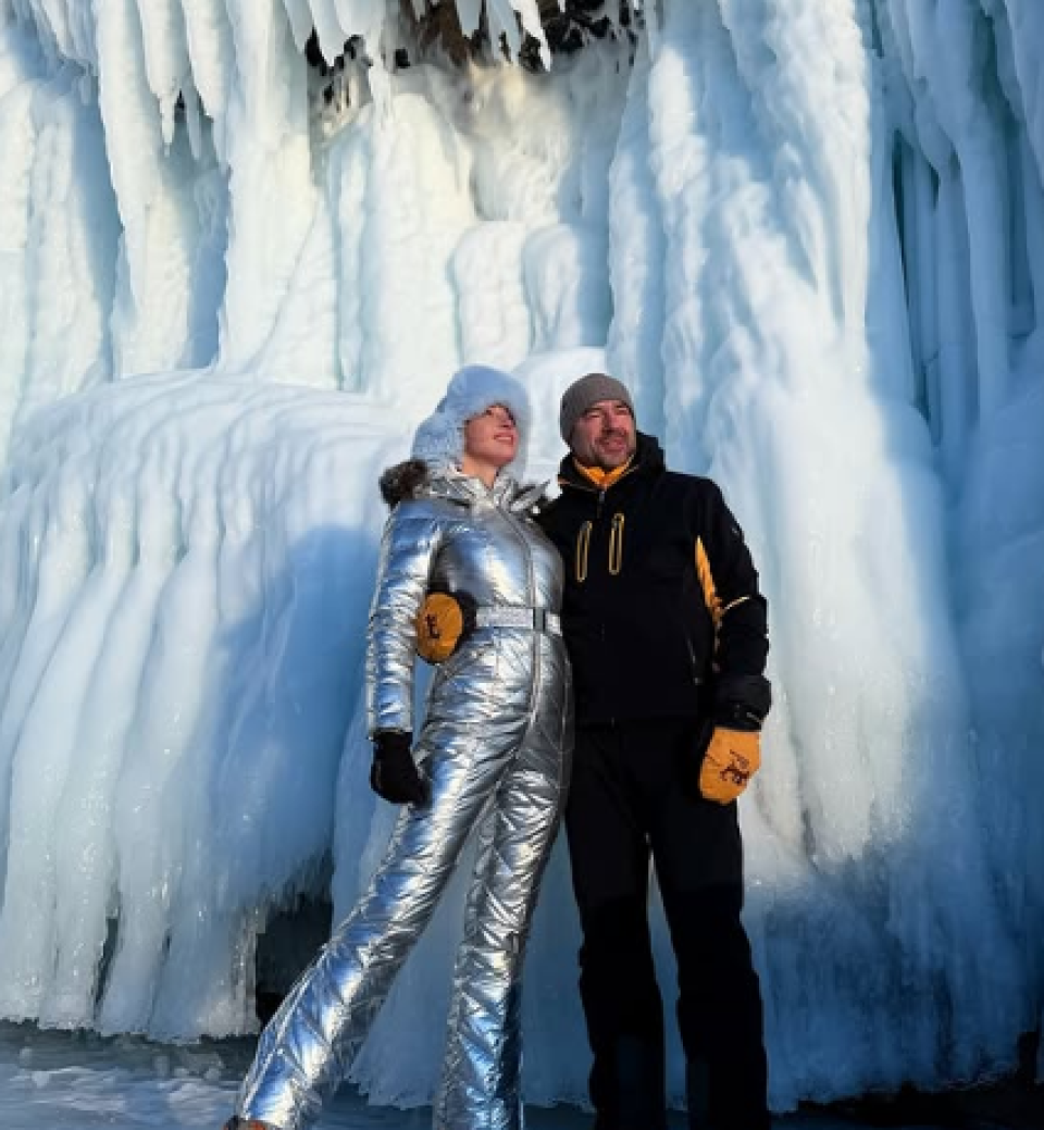    Полина Диброва на Байкале. Источник: inst/polinadibrova *