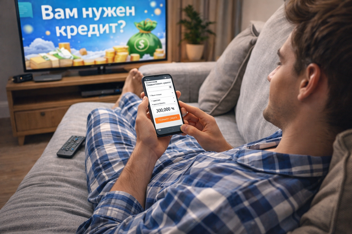 кредит с дивана