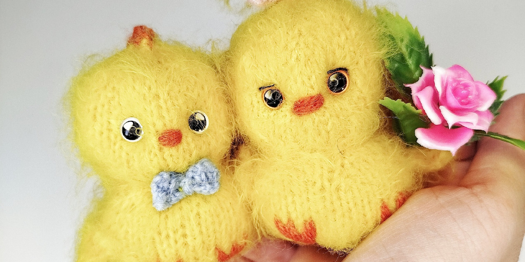 Цыплятки Цыпы спицами.