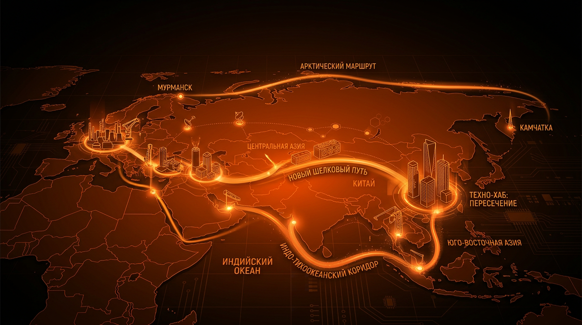 Индо-Тихоокеан, Арктика и «Шёлковый путь» конкурируют не только за грузы, но и за инженеров. Кто первым строит техногорода — тот задаёт стандарты на десятилетия