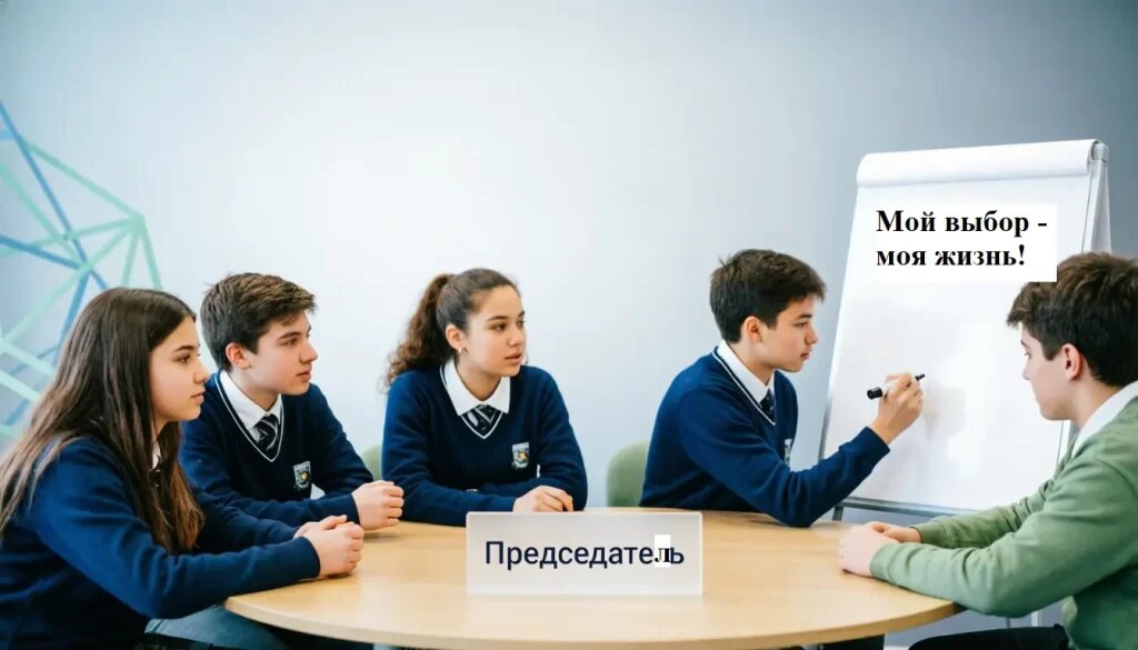    Готовый сценарий круглого стола «Мой выбор — моя жизнь» для старшеклассников 14–16 лет. OLGA BORISOVA