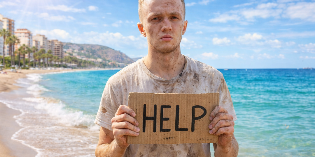 Меня выгнали из отеля в Испании (без вещей)