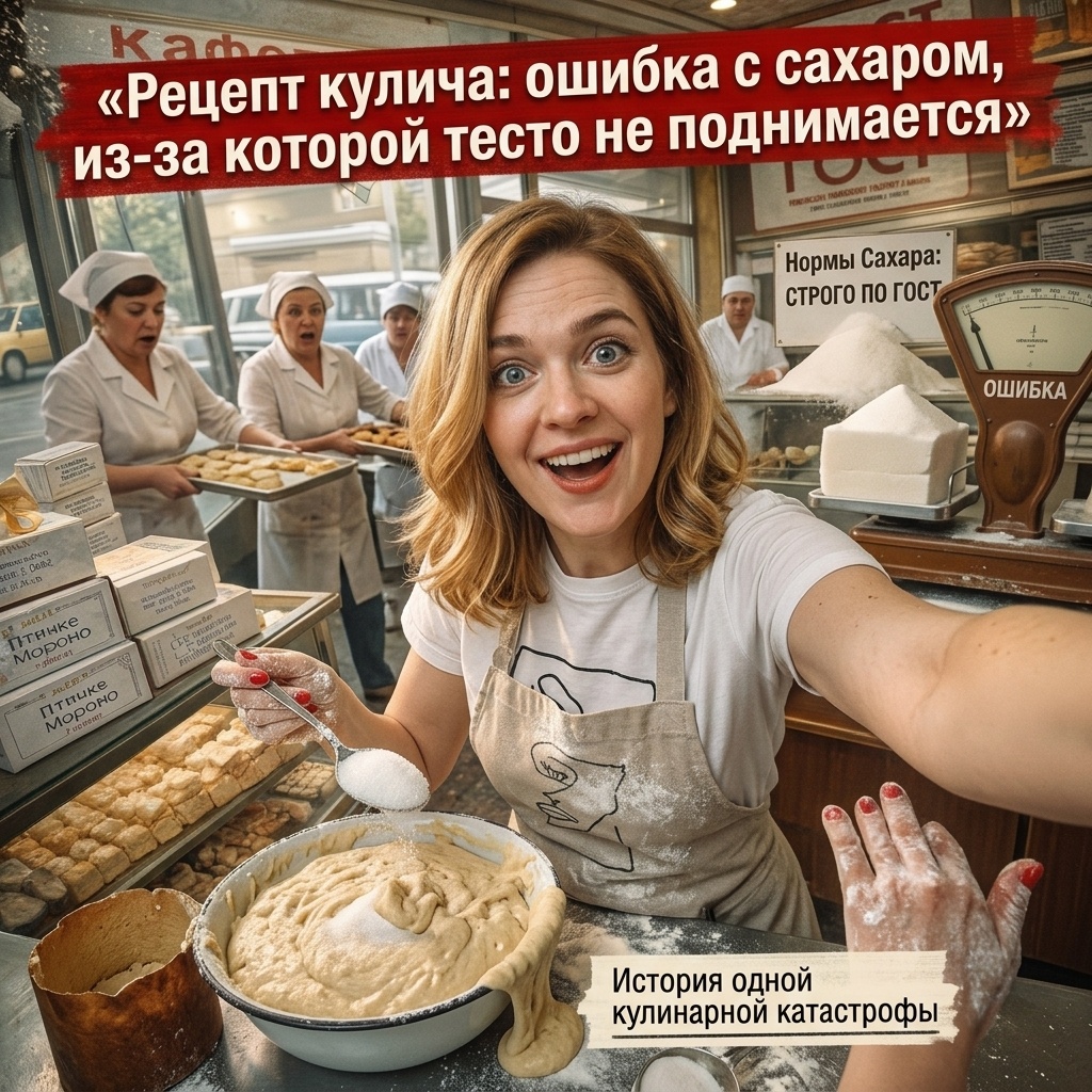    Почему тесто для кулича не поднимается: распространенная ошибка с сахаром. admin
