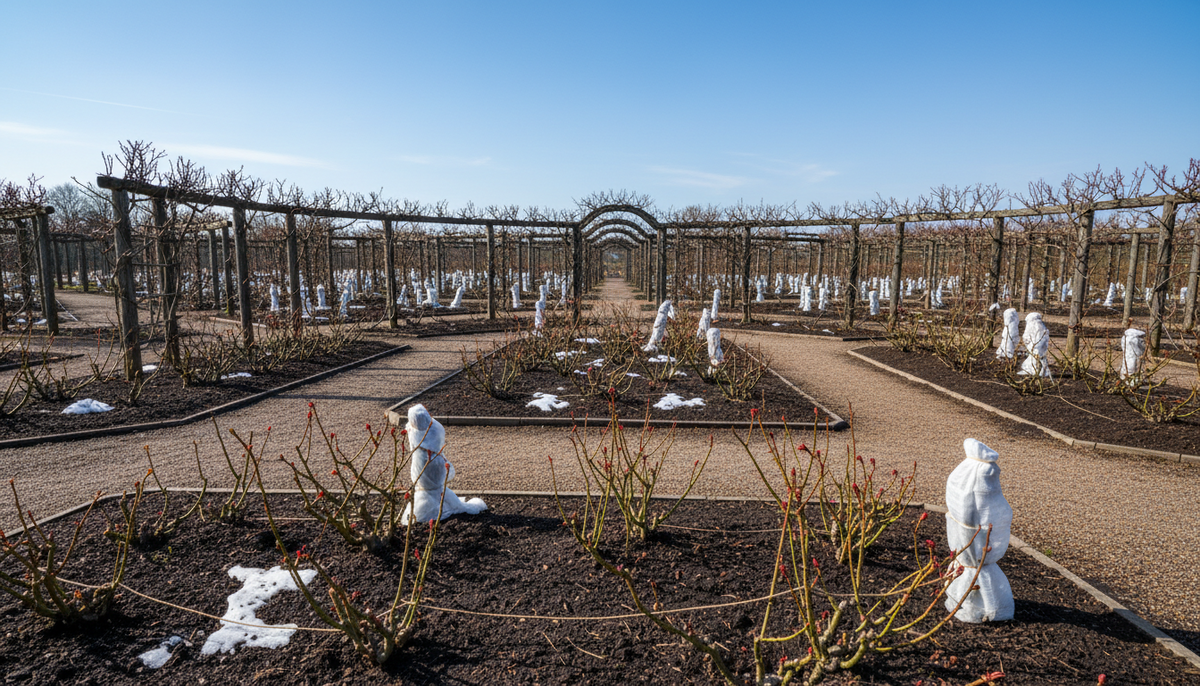 Весенний розарий в апреле — время пробуждения и главных ошибок
