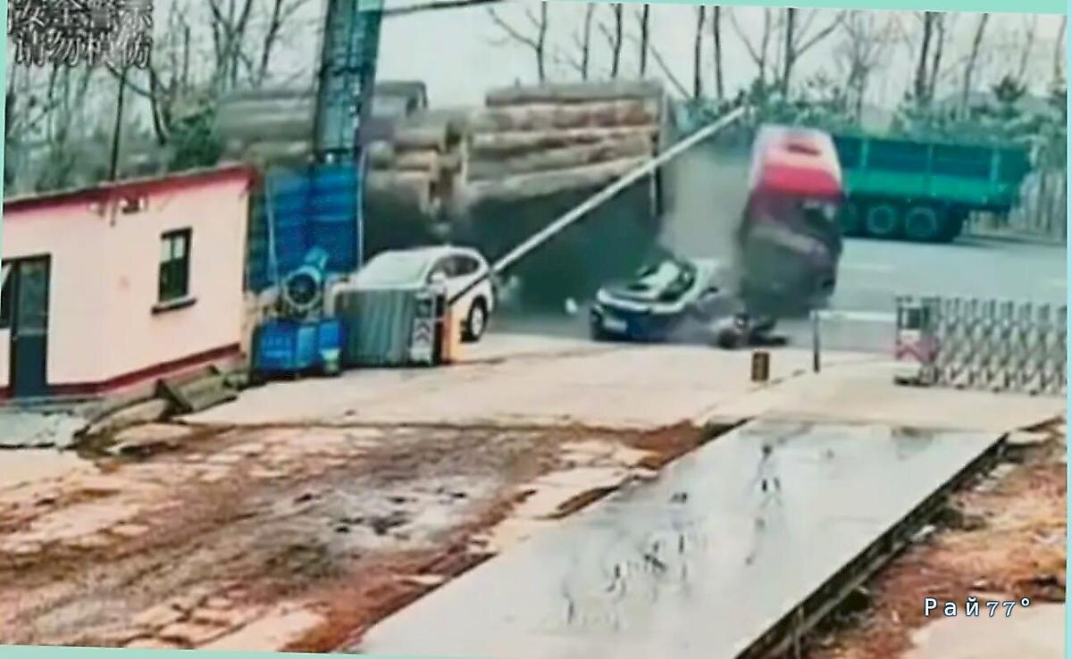   Фото - скриншот с видео, снятого на месте происшествия