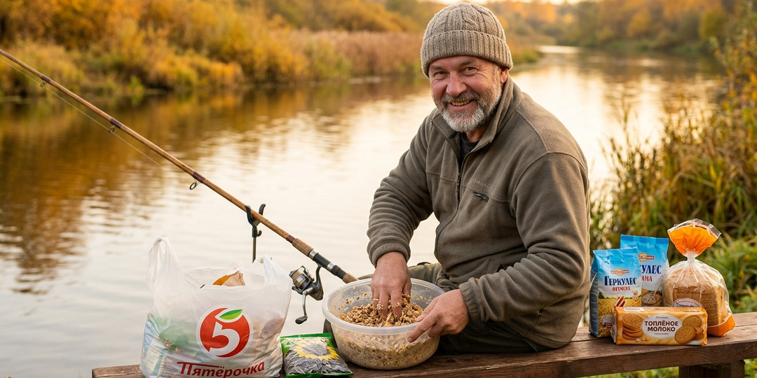 Прикормка из «Пятёрочки» за 150 рублей: Рецепт, который «взорвёт» водоём