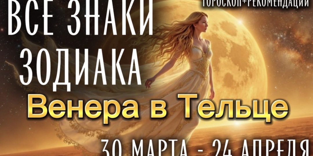 От Страсти к Стабильности: Венера переходит из Овна в Тельца ( 30 марта - 24 апреля)