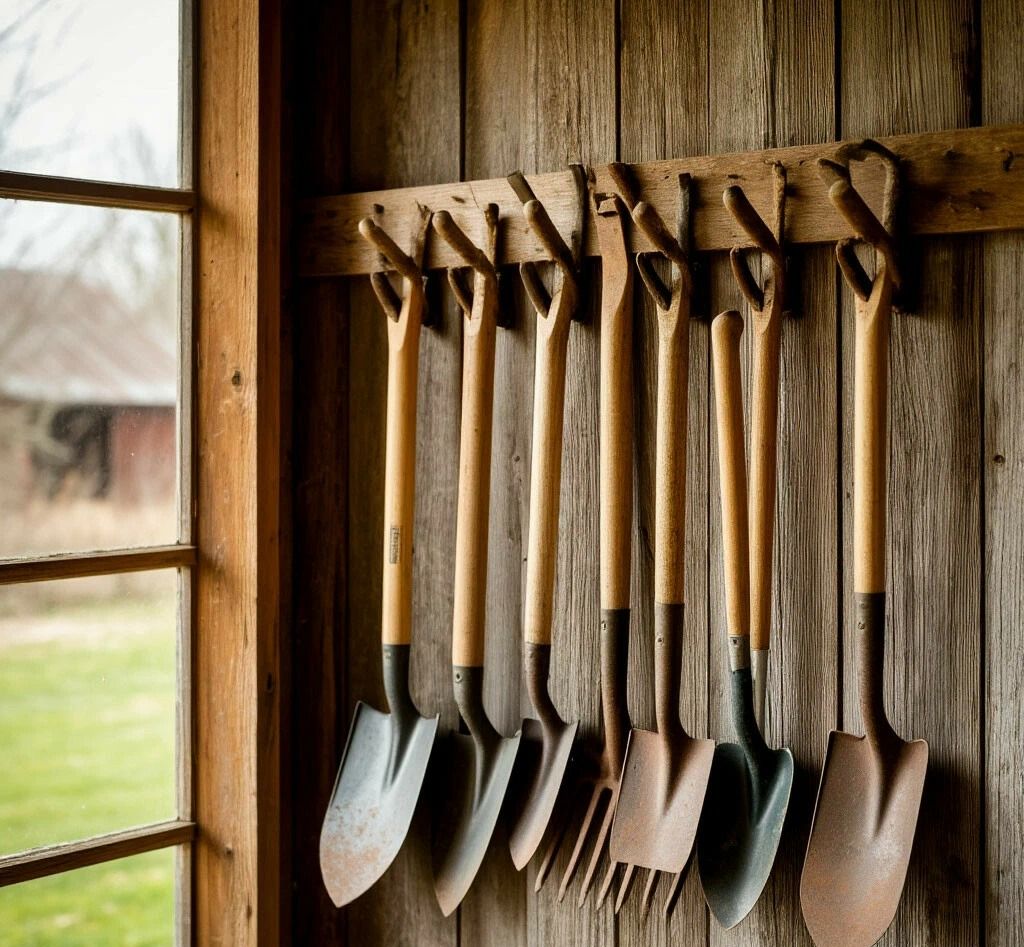 Инструменты в сарае