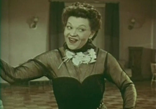   Кадр из фильма «Весёлые звёзды», киностудия «Мосфильм», 1954 г.