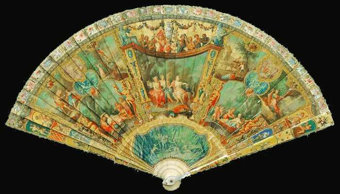 Il ventaglio nel XVIII secolo