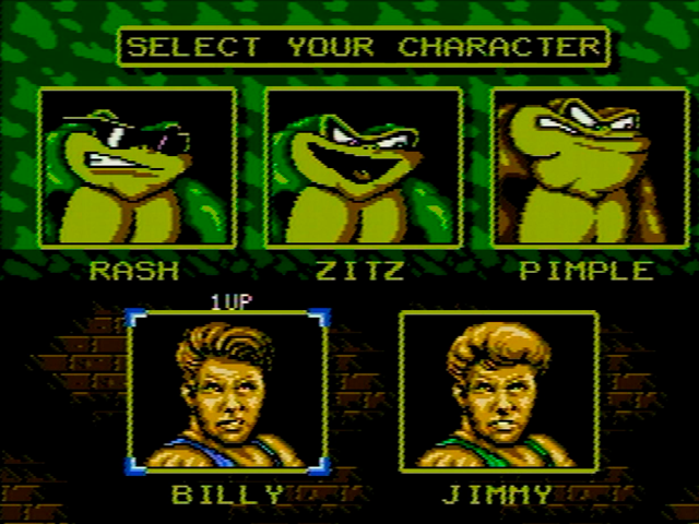 Battletoads and Double Dragon на консоле Twin Famicom