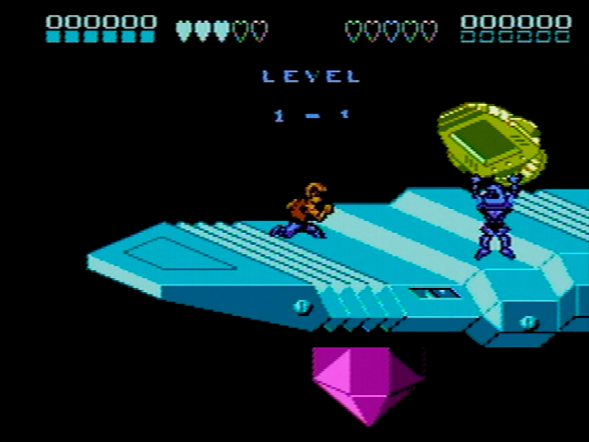 Battletoads and Double Dragon на консоле Twin Famicom