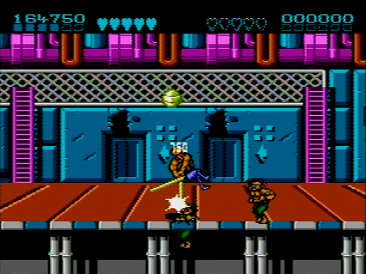 Battletoads and Double Dragon на консоле Twin Famicom