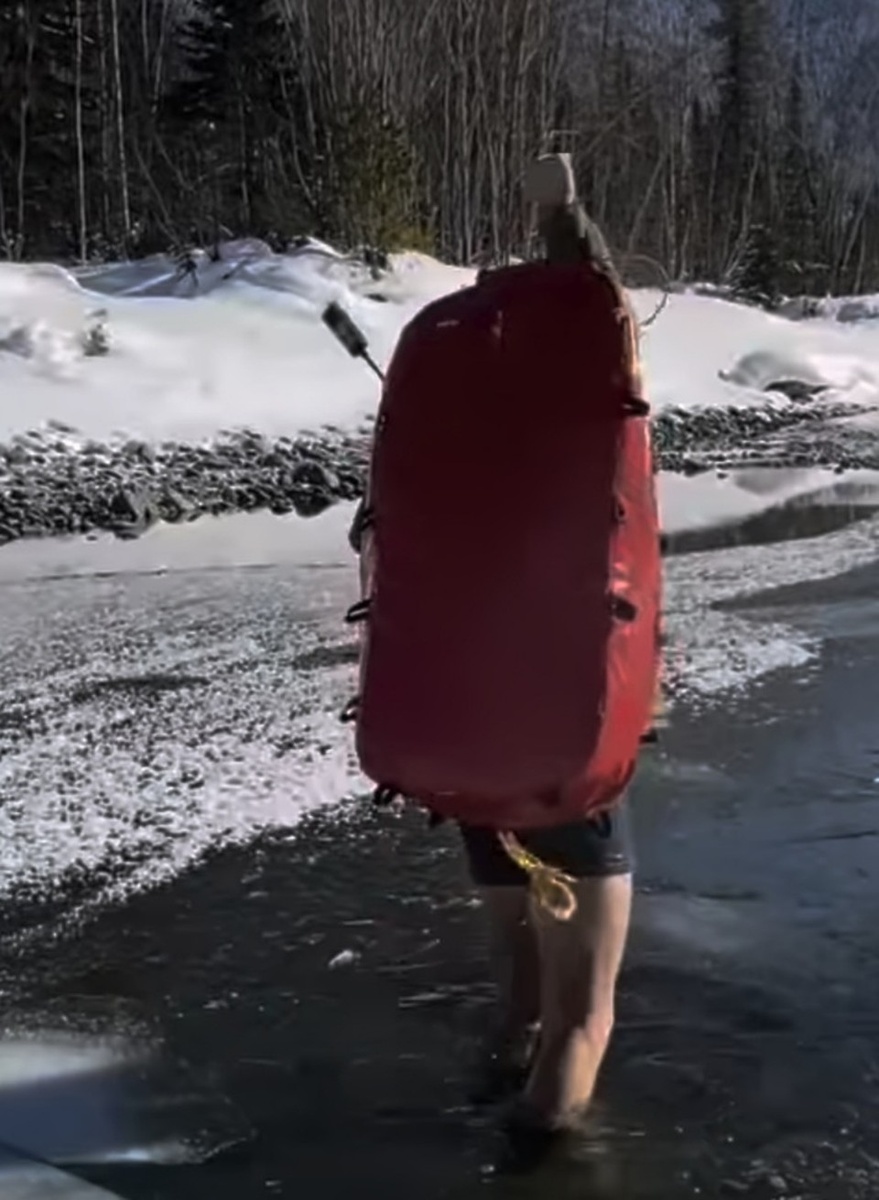    Были и такие моменты в походе. Фото: личный архив героя публикации.