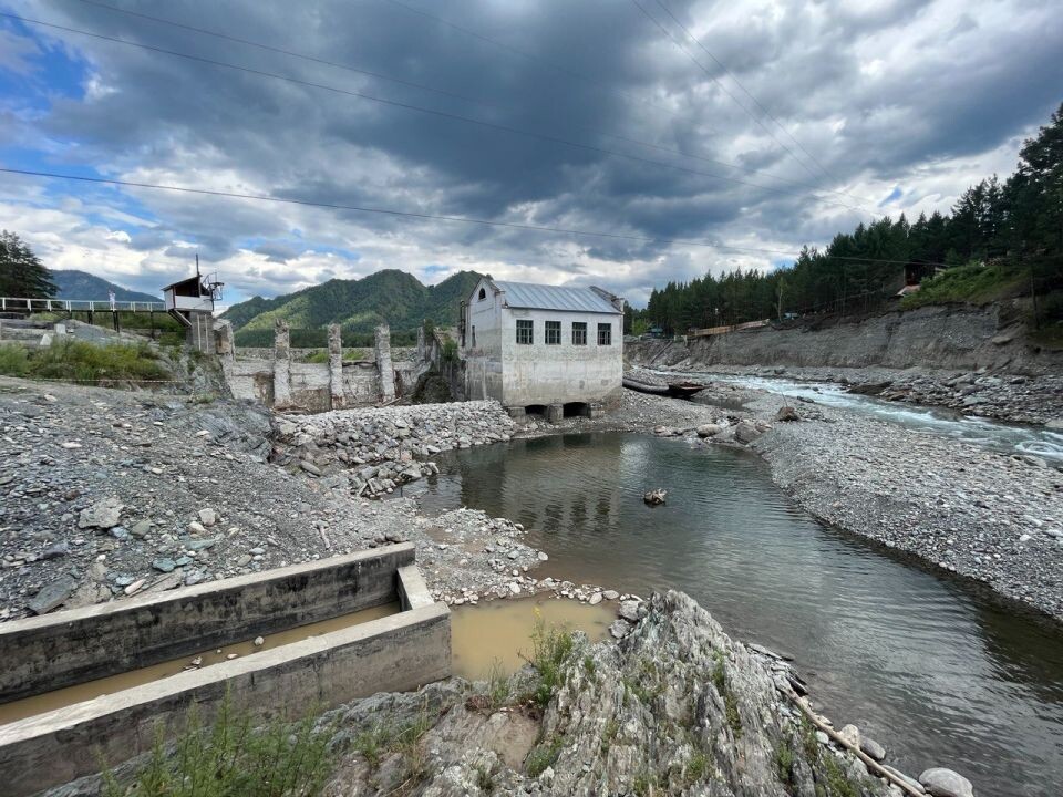    Остатки Чемальской ГЭС, 2023 год. Источник: Рита Перегудова