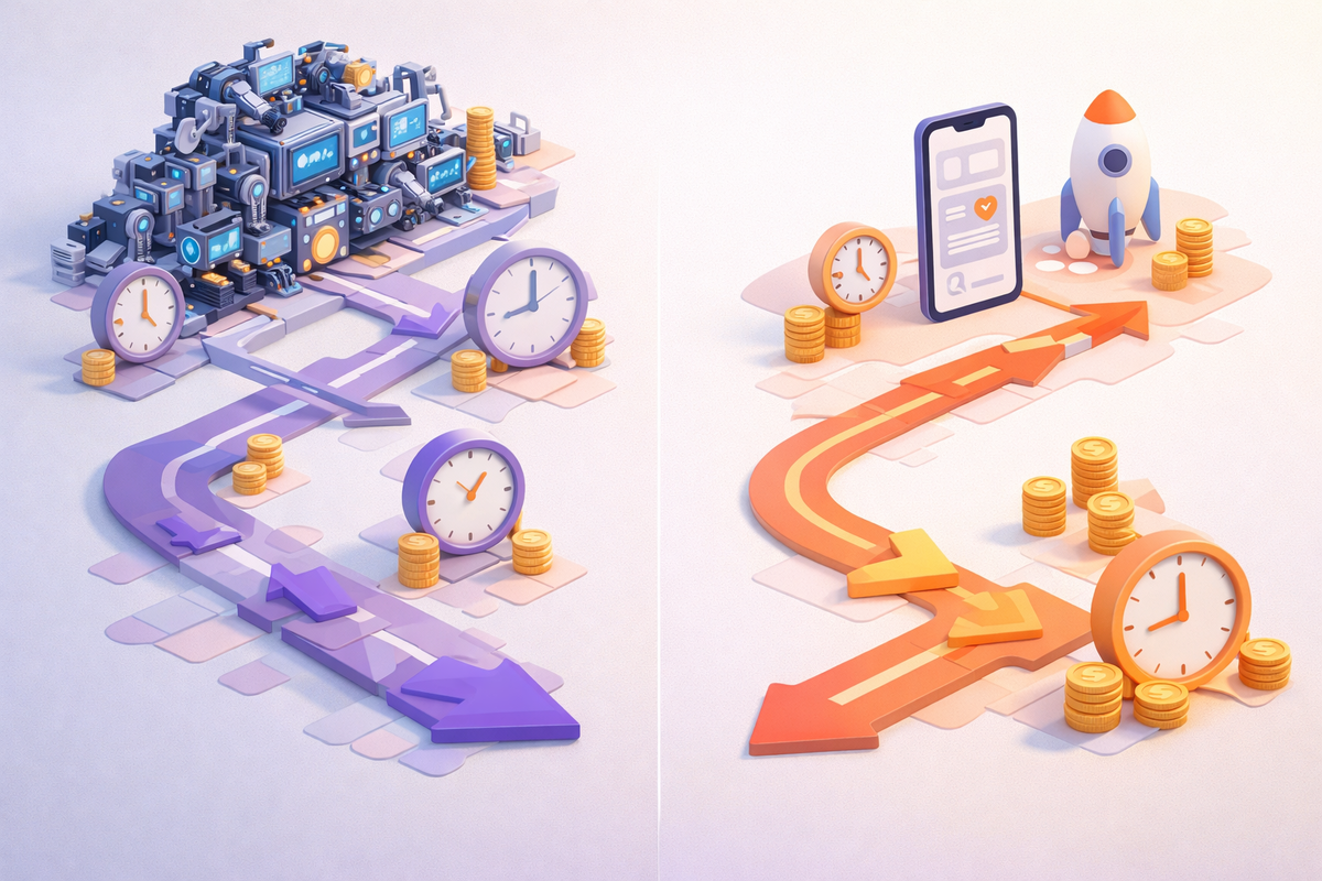 MVP разработка помогает экономить деньги и время при запуске продукта.