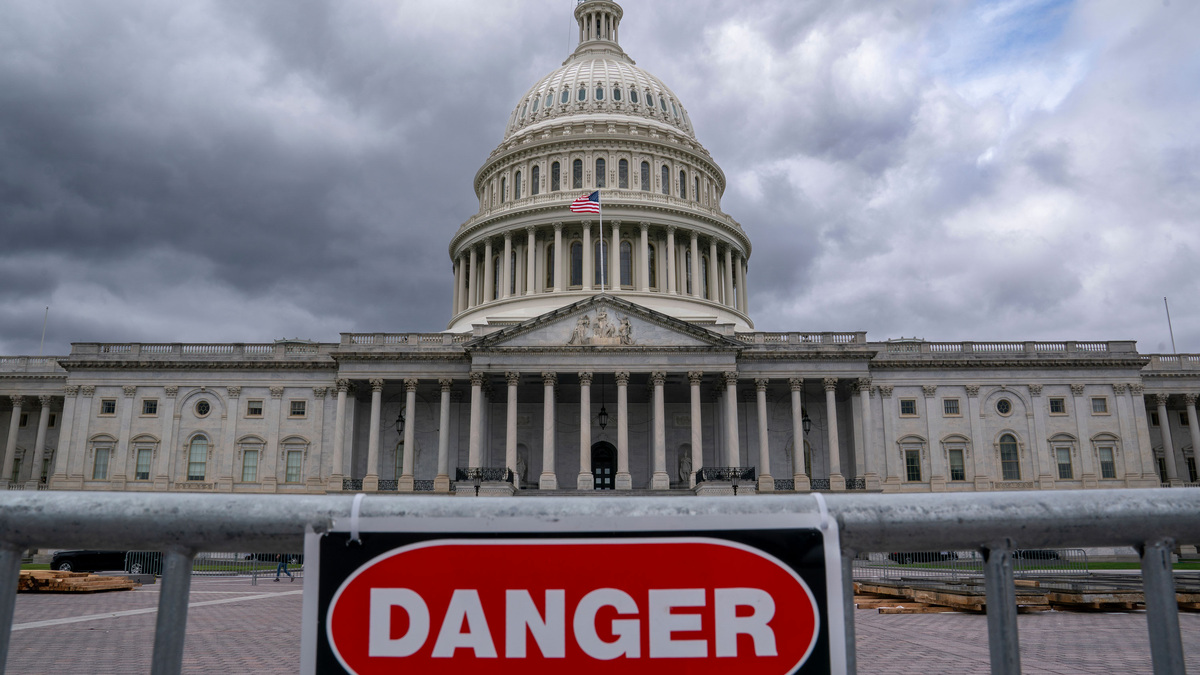    США шатдаун капитолий AP