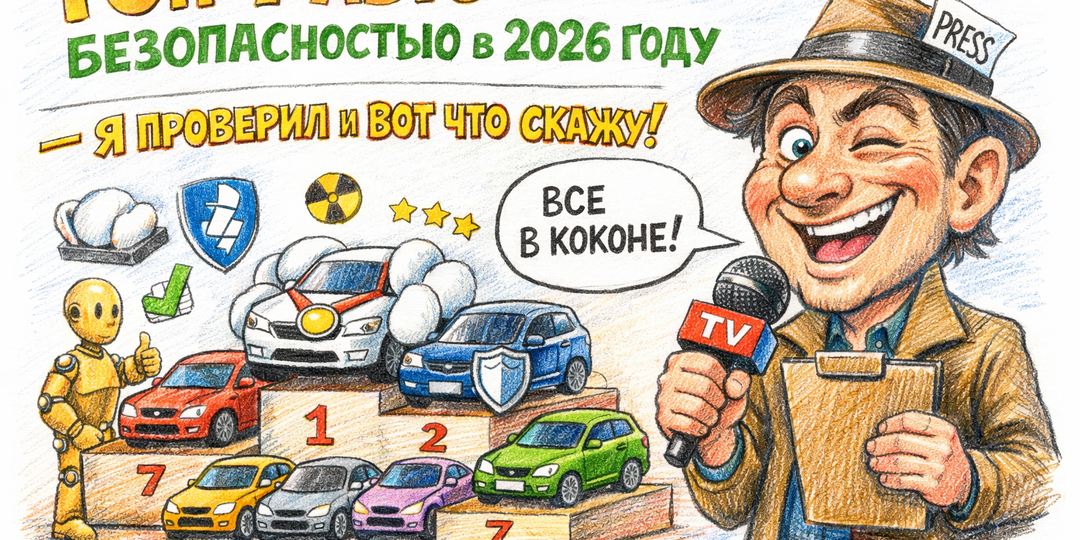 ТОП-7 АВТО С ЛУЧШЕЙ БЕЗОПАСНОСТЬЮ В 2026 ГОДУ — Я ПРОВЕРИЛ НА СЕБЕ И ВОТ ЧТО СКАЖУ