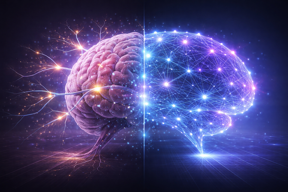 Сравнение нейросети и мозга — из чего состоит нейросеть и как она устроена.