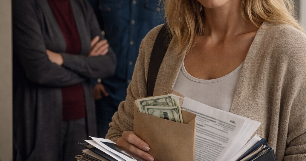 Она вернулась домой за забытыми деньгами… но вместо них нашла правду, которая навсегда поставила крест на её браке…