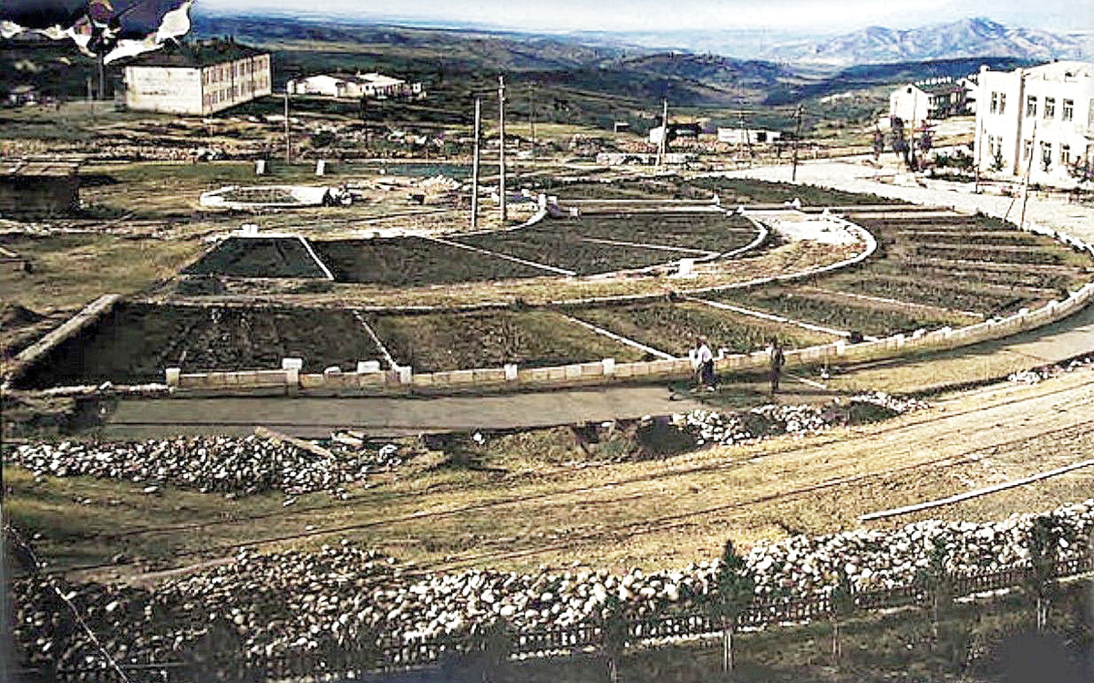 Строительство центральной площади в Ханкенди,1927